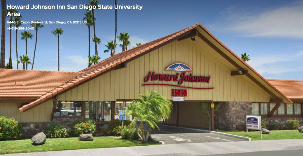 Howard Johnson University Inn - Sdsu - San Diego State University Екстер'єр фото